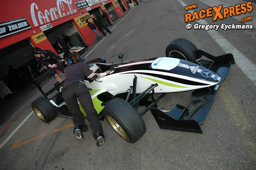 Formule 3 in de Zolderse pitlane